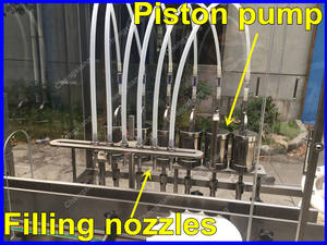 Machine de remplissage automatique de bouteilles rondes d'huile d'olive de précision CX GFT, ligne de remplissage de liquides - Product Image 3