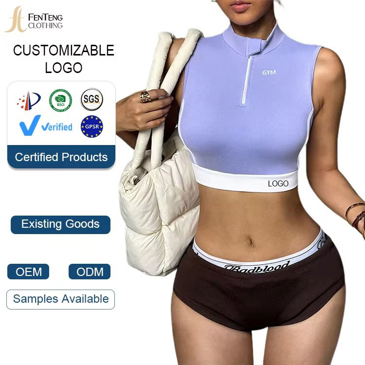Under Lulu Custom European American Sleeveless Tank Top Yoga Suit for Women Hollow Back Design Quick Dry Spandex/Nylon Tight Fit