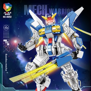 نموذج روبوت بلاستيكي آلي متحول لبنات بناء تجميع لعبة للأطفال هدية للأولاد - Product Image 3