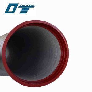 Iso2531 en545 PN16 xi măng vữa lót đôi Mặt bích dễ uốn sắt ống Màu Đỏ Epoxy tráng - Product Image 2