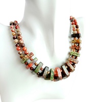Collier en Jade de Jade naturel en argent Sterling 925, pendentif en Jade rond grenat