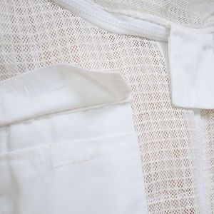 Traje de Apicultura Blanco con Ventilación de Malla de Tres Capas, Diseño Integrado, Material de Poliéster y Algodón, Equipo de Apicultura - Product Image 6