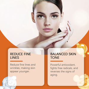 Suero Facial con Vitamina C, Esencia Facial Blanqueadora e Iluminadora, Líquido Hidratante Antienvejecimiento para Uso Doméstico - Product Image 4