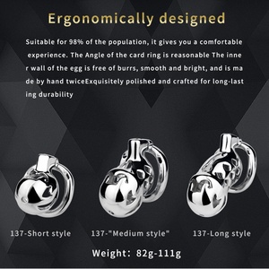Clown Chastity Lock Alloy Penis Restraint Cock Cage Abstinence Training Hollow Urinatable Chastity Cage Wholesale Sex <b>Toys</b> - Product Image 3
