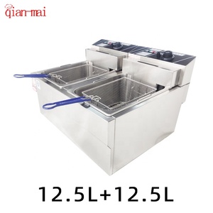 <span class=keywords><strong>เครื่อง</strong></span>ทอดแบบไฟฟ้าทำจากสเตนเลสใช้ในเชิงพาณิชย์เครื่องทอดไก่และมันฝรั่งทอดประสิทธิภาพสูงสภาพใหม่ - Product Image 4