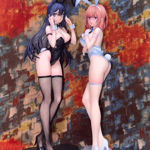 En Stock 30cm Ensoutoys Black Bunny Aoi White Bunny <span class=keywords><strong>Natsume</strong></span> Pvc muñecas juguetes Anime dibujos animados acción juguete coleccionables regalo de cumpleaños - Product Image 1