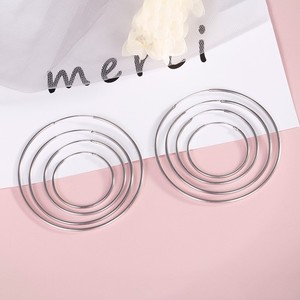 Trang Sức Thời Trang Big Vòng Tròn Nhỏ Đồng Bằng Hoop Aretes Aro De Plata 925 Sterling Silver Hoop Bông Tai - Product Image 2