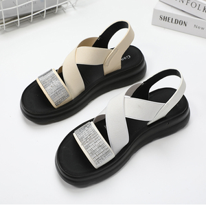 <span class=keywords><strong>Sandali</strong></span> incrociati con piattaforma di moda moderna per ragazze e donne - Product Image 2