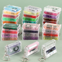 Porte-clés Mini Album CD NFC pour Amateurs de Musique, Porte-clés Personnalisé, Porte-clés Cassette Vinyle, Étui CD KPOP, Lecteur de CD