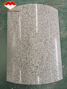 Columna de granito blanco claro moderna, <span class=keywords><strong>pilar</strong></span> de granito para exteriores, diseño de pilares de granito de China para decoración del hogar - Product Image 3