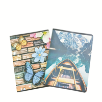 Cuaderno Personalizable con Encuadernación Cosida a Caballete y Cubierta de Papel