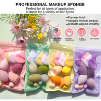 Esponja de Maquillaje Súper Suave de Marca Privada Personalizada, Huevo de Belleza Portátil sin Látex, Borla Mezcladora para Base Natural y Polvo Suelto
