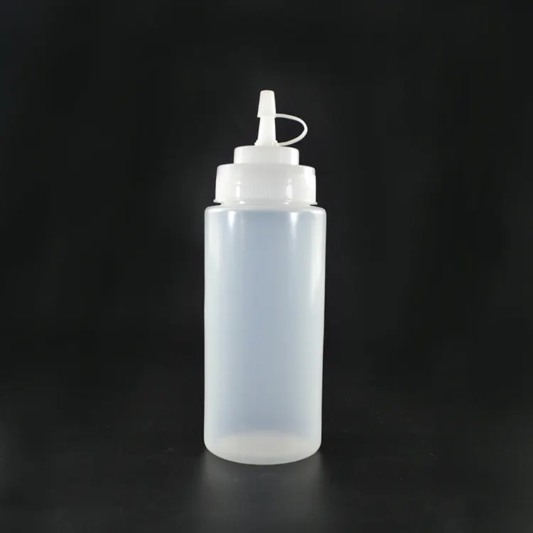 Hot Selling Voedsel Container Pe Plastic Fles 240 Ml 350 Ml 500 Ml 680Ml Clear Plastic Tomaat Saus Fles