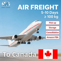 Transporte Aéreo de China a Canadá, DAP, DDU, Agente de Envío Puerta a Puerta, Transitario Aéreo Express, Servicios de Logística de Almacén FBA