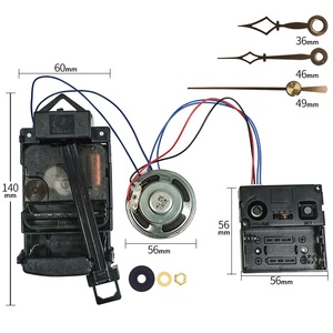 Moderne Quarz-Wanduhr Quadratisch Analog <span class=keywords><strong>Westminster</strong></span>-Glockenspiel <span class=keywords><strong>Pendeluhr</strong></span> Leuchtende Zeiger Musikbox für Wohnzimmer - Product Image 4