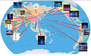 Boquilla 1D 2D 3D de acero inoxidable para <span class=keywords><strong>agua</strong></span> al aire libre, <span class=keywords><strong>cascada</strong></span> grande, música, baile, lago, saltos, chorros, estanque, fuente de espectáculo - Product Image 3