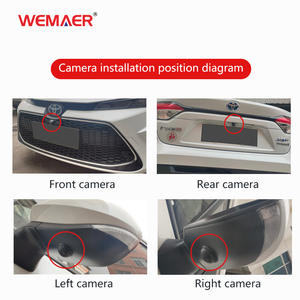 Wemaer 360 Caméra de voiture Audio Stéréo <span class=keywords><strong>Radio</strong></span> Android Écran partagé Intégré Trajectoire dynamique précise Ligne de stationnement Caméra de voiture Hd - Product Image 5