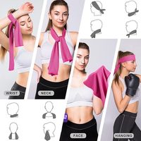 Serviette rafraîchissante en microfibre Nuoxin de haute qualité, personnalisable avec logo, douce, respirante, pour le yoga et les activités sportives