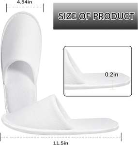 รองเท้าสลิปเปอร์สปา แบบใช้แล้วทิ้ง กันลื่น ขายส่งจำนวนมาก สำหรับแขกโรงแรม หลายสี - Product Image 5