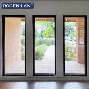 Fenêtres fixes en aluminium insonorisées minimalistes RICHOCEAN, vitrage double trempé, fenêtre panoramique du sol au <span class=keywords><strong>plafond</strong></span> - Product Image 3