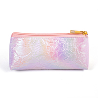 Pochette de maquillage en PU tendance couleur arc-en-ciel avec fermeture éclair, impression numérique multi-tailles, motif arc-en-ciel pour demoiselle d'honneur