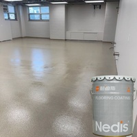 Peinture époxy pour sols sans lavage, effet pierre brossée, spéciale pour garages extérieurs résistants à la compression et à l'usure