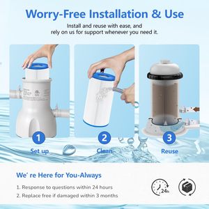 Bộ Lọc Không Khí Loại A Hoặc C Lọc <span class=keywords><strong>Cartridge</strong></span> Cho Intex 59900E Và 29000E Lọc Bơm, Có Thể Giặt Bộ Lọc Cho Hồ Bơi Phù Hợp 500, 530, Galhr - Product Image 6