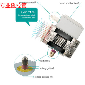 Magnetron pour four à micro-ondes, type M24FB-610, refroidissement par air, pour pièces de four à micro-ondes - Product Image 2