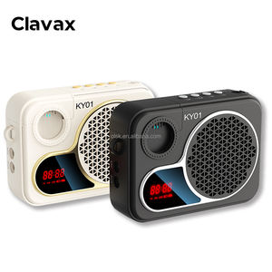 क्लैवैक्स CLBTS-KY01 रिचार्जेबल मिनी पोर्टेबल मेगाफोन स्पीकर लैवेलियर हेडसेट माइक टीचर आउटडोर साथ मेमोरी कार्ड - Product Image 1