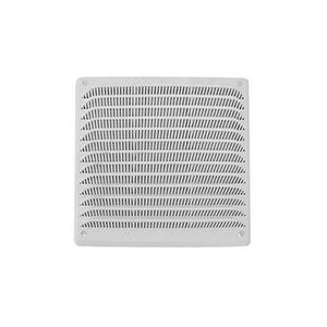Griglia di Ventilazione Quadrata Moderna 23x23cm in Lega di Alluminio con Coperchio per Uso Ufficio - Product Image 1