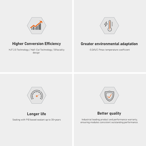 両面ソーラーパネルde550w500ワット590W単結晶パネルSolaresParaCasa家庭用コンプリートキット - Product Image 3