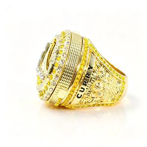 Anillo <span class=keywords><strong>de</strong></span> Campeonato <span class=keywords><strong>de</strong></span> los Golden State Warriors 2022, Giratorio, <span class=keywords><strong>de</strong></span> Aleación, Plateado en Plata 925, con Cristales <span class=keywords><strong>de</strong></span> Imitación, Personalizado, Estilo Hip Rock - Product Image 2