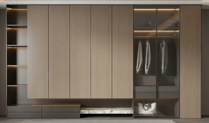 Muebles modernos personalizables, armarios de madera para dormitorio, Hotel, sala de estar, hogar, apartamento, Villa y uso escolar - Product Image 5