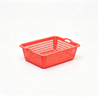 Panier de Rangement et d'Égouttage en Plastique PP Coloré pour Fruits et Légumes, Taille et Capacité Personnalisables, Haute Qualité, Vente en Gros