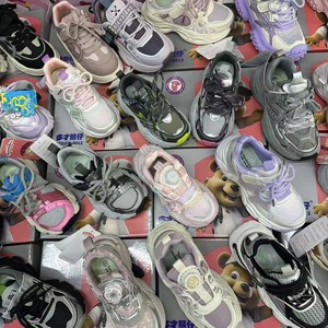 Scarpe Sportive per Bambini <span class=keywords><strong>e</strong></span> Bambine, Leggere con Suola in EVA Antiscivolo, Primavera-Autunno, Chiusura <span class=keywords><strong>a</strong></span> Bottone Rotante, Superficie in Rete, 4-6 Anni - Product Image 1