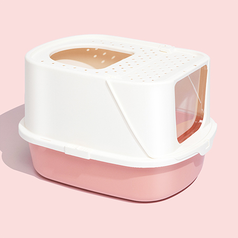 High Quality PP Plastic Cat Litter Box Cat Toilet OEM ODM Cat Toilet For Pet Indoor Use