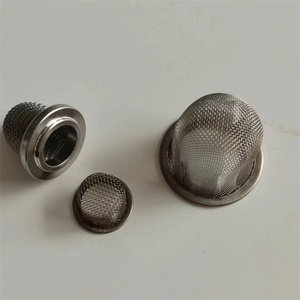 Filtro de malla de alambre de acero inoxidable 304 personalizado con tapa, filtro de pantalla tipo domo con borde para bomba, filtración de líquidos, elementos filtrantes con 99% de eficiencia - Product Image 5