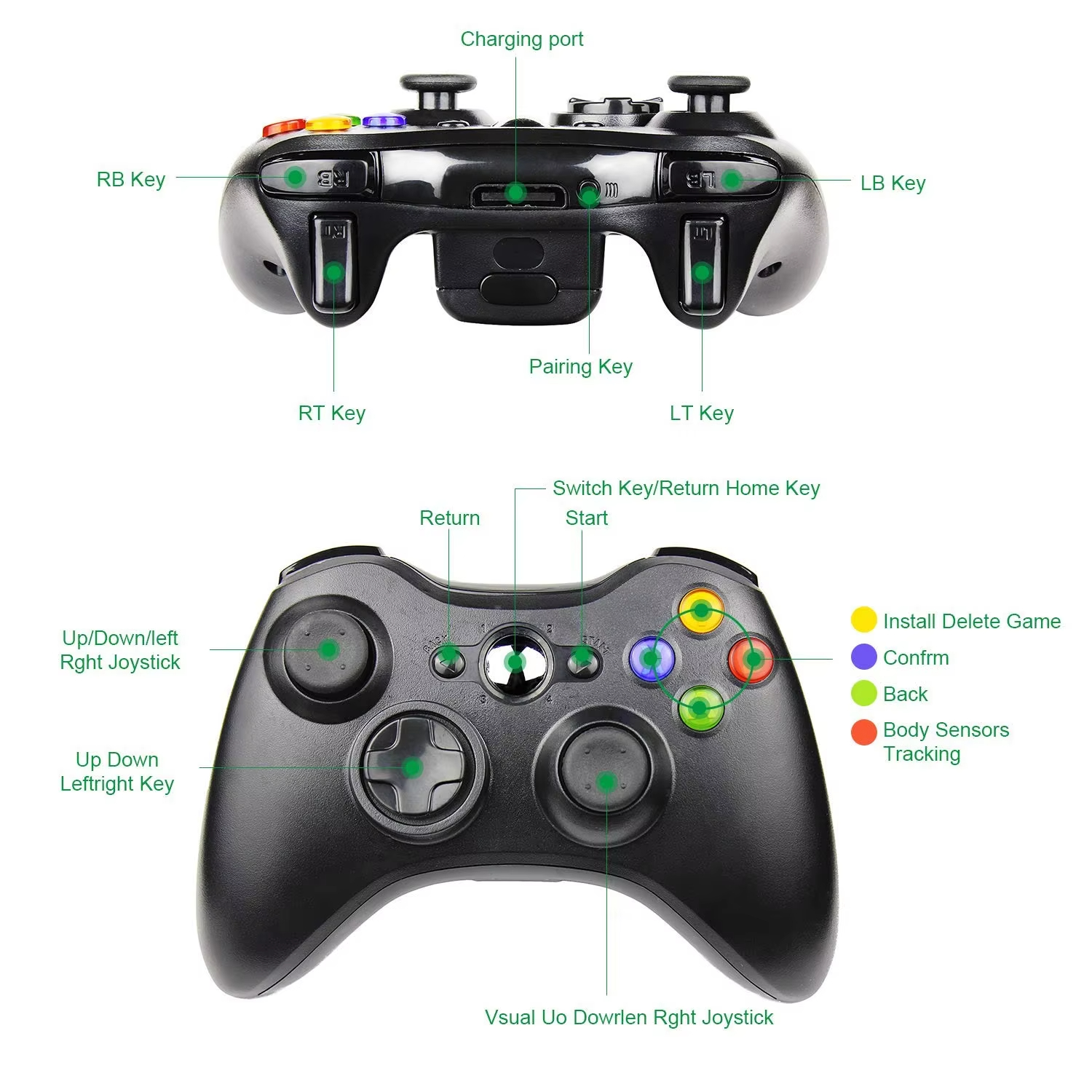 xbox 360 controllers wireless