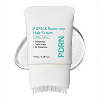 Serum Penumbuh Rambut OEM PDRN Kafein Rosemary, Cairan Pijat Kulit Kepala Formula Sejuk Bebas Minyak untuk Perawatan Rambut Lebih Tebal
