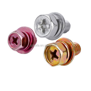 Tuỳ Chỉnh Thép Không Gỉ 304 & 316 Kết Hợp <span class=keywords><strong>Sems</strong></span> Vít Với Hội Đồng Máy Giặt - Product Image 3