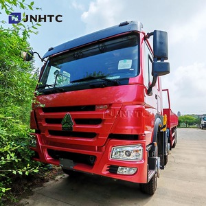 Truk Kargo Sinotruk HOWO 8X4 Dengan <span class=keywords><strong>Crane</strong></span> Truk Pikap Dilengkapi <span class=keywords><strong>Crane</strong></span> 12 Ton Knuckle Boom <span class=keywords><strong>Truck</strong></span> <span class=keywords><strong>Crane</strong></span> - Product Image 3
