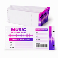 Impression de logo personnalisé, fabricant OEM, cartes d'embarquement personnalisées en carton thermique pour compagnies aériennes