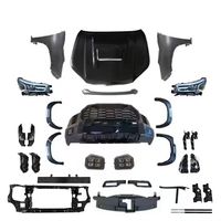 Kits de carrosserie aérodynamiques tout-terrain Homies Wide Fender Front Grille Bumper pour Toyota Hilux Vigo 2005-2015, mise à niveau Revo Rocco