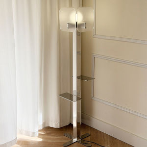 Baolian Minimalist Floor Lamp With Shelf LED Light Modern <b>Standing</b> Lamp For Living Room Bedroom Storage Rack - Product Image 1
