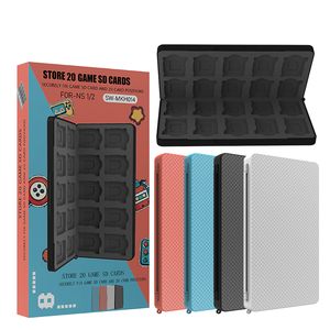 Darbeye Dayanıklı Koruma Oyun Aksesuarı Taşınabilir Seyahat Organizatör Manyetik 20 Oyun Kartı Yuvası Kılıf Nintendo <span class=keywords><strong>Switch</strong></span> 2 için Su Geçirmez - Product Image 6