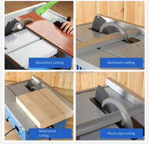 Máquina de sierra Circular de mesa portátil de 8 pulgadas para corte de aluminio, corte de tubos de plástico de PVC de madera deslizante multifunción para el hogar - Product Image 2