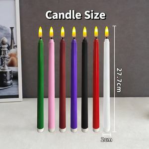 New <span class=keywords><strong>LED</strong></span> Flameless côn nến Đèn pin Powered dài nến ánh sáng điện tử tealight đèn cho Trang chủ đám cưới bên trang trí nội thất - Product Image 6