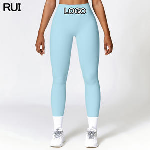Vente en gros Nouveau pantalon de yoga avec poche à séchage rapide Pantalon de fitness taille haute Collants de sport décontractés Leggings de yoga - Product Image 1