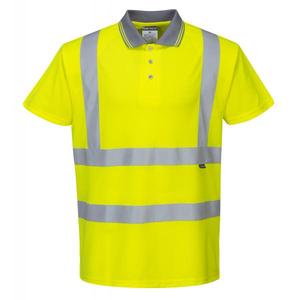 PORTWEST - S477YER5XL Polo jaune à manches courtes haute visibilité-EAN 5036108046829 HI-VIS WORKWEAR - Product Image 1