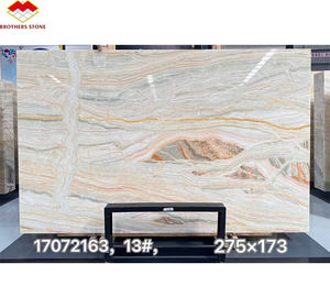 لوح عقيق أونيكس مصقول متعدد الألوان بتصميم حديث، حجر رخام أونيكس شفاف بألوان قوس قزح للديكور الداخلي بسعر المصنع - Product Image 2